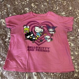 Sanrio Pink Hello Kitty Friends Tee